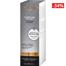 Capiderma Shampooing à la Kératine Fortifiant Clarifiant 200ml parapharmacie marrakech en ligne Cheveux