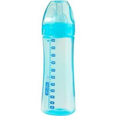 Dodie biberon Evolution 330ml Lagoon Vert d'Eau tétine débit 3 parapharmacie marrakech en ligne Maman Bébé